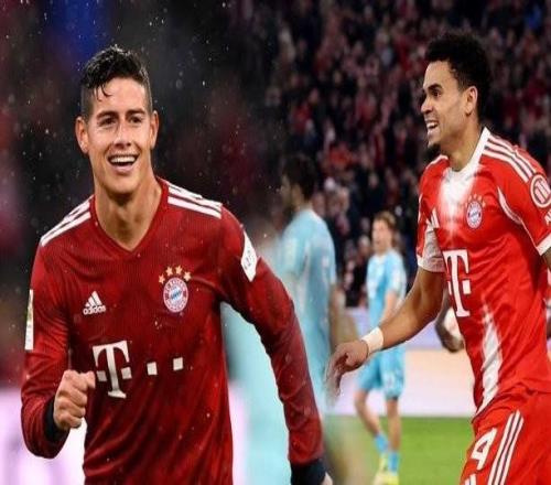 繼J羅之后，迪亞斯是第二位在德甲戴帽的哥倫比亞球員