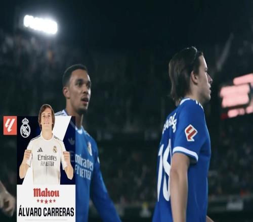 一條龍破門，卡雷拉斯當(dāng)選皇馬客戰(zhàn)瓦倫西亞全場(chǎng)最佳球員