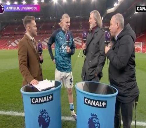 哈蘭德：罰點(diǎn)球前確實(shí)非常緊張，好在我成功控制住了情緒