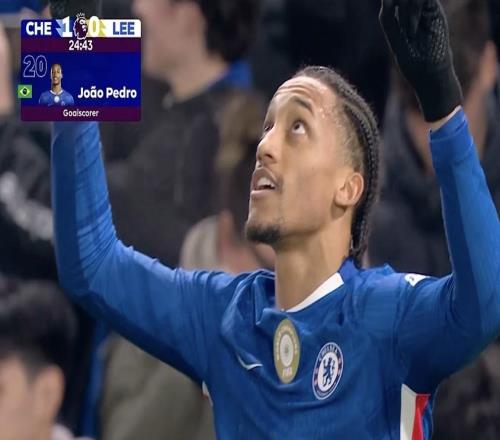 26場10球，若昂佩德羅追平個人單賽季英超最多進球紀錄