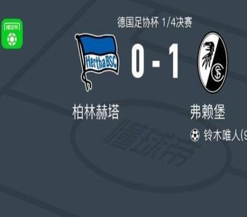 弗賴堡10柏林赫塔，鈴木唯人補時絕殺