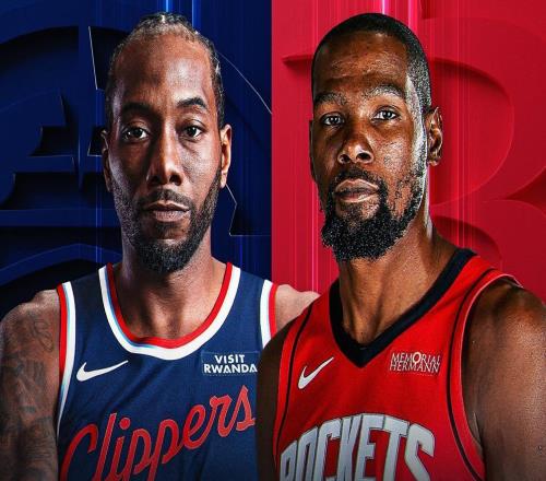 新援首秀9+7+4杜蘭特26+6，火箭下半場發(fā)力10295快船！