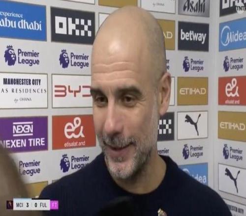 瓜帥：我們會看阿森納明天的比賽，賽后再看看差多少分