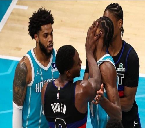 NBA官宣活塞黃蜂群毆罰單：斯圖爾特禁賽7場杜倫2場小橋迪巴4場