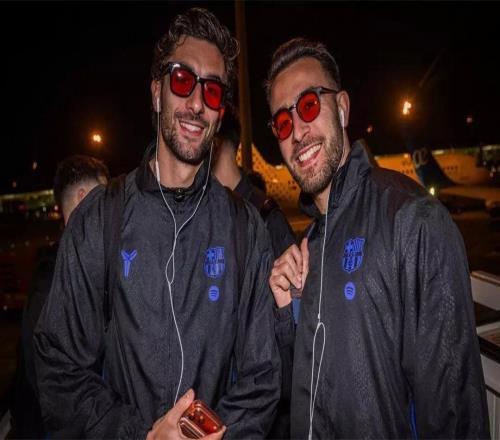 每體：跟風略倫特，三名巴薩球員夜間出行齊戴紅色鏡片