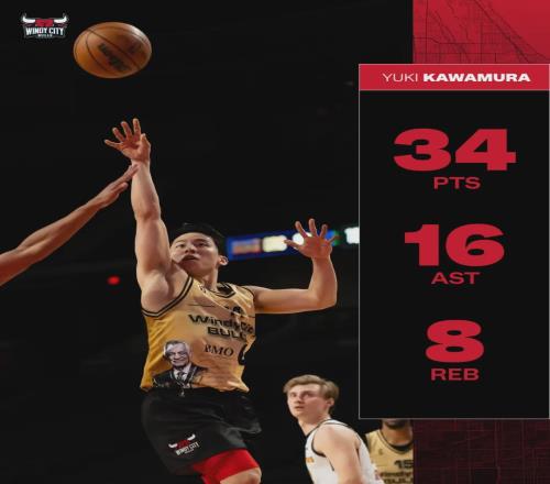 34+16+8！瘋了，河村勇輝殺瘋了......