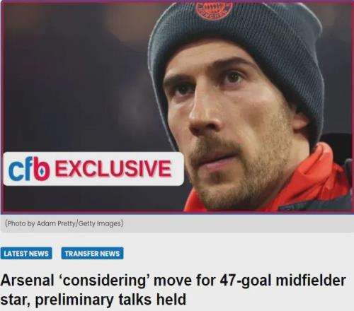 法爾克：阿森納正考慮免簽格雷茨卡！道曼、薩利巴恢復(fù)訓(xùn)練！