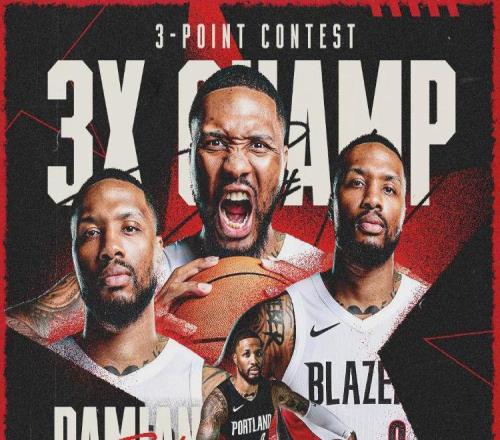 賽季報(bào)銷！利拉德照樣奪冠！成為三分大賽歷史第3人