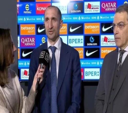 基耶利尼：今晚發(fā)生的事無法接受，已經(jīng)沒法只談?wù)撟闱虮旧砹? />
<div   id=