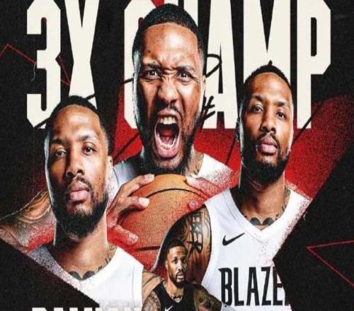 一場沒打就奪冠！3冠在手，利拉德太有統(tǒng)治力了！