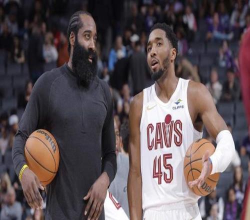 米切爾再夸哈登，稱兩人并未合練！騎士新3巨頭即將合體沖擊冠軍