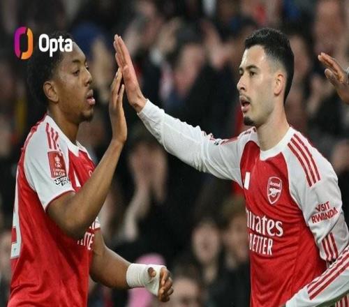 打花了，槍手成首支英超時代在足總杯前30分鐘攻入4球的球隊(duì)