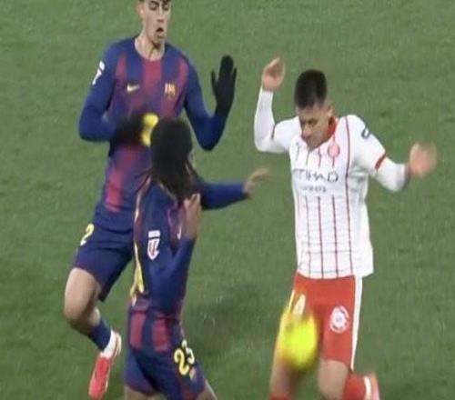 埃切韋里：我踩了孔德但那是意外幸運(yùn)的是他們給了我們勝利