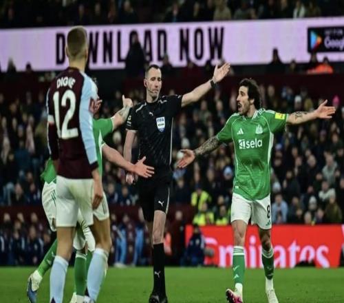 判罰出現諸多爭議，TA：紐卡vs維拉主裁本周不會執法英超