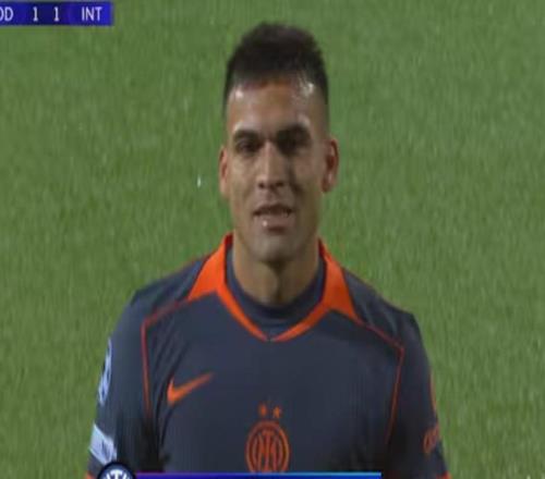 意天空：勞塔羅因小腿肌肉疲勞被換下，很可能缺席與萊切比賽