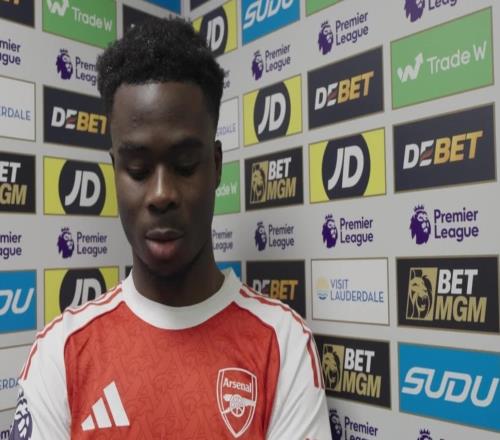 薩卡：現(xiàn)在的情況仍然在我們掌控之中，剩下的比賽我們必須贏