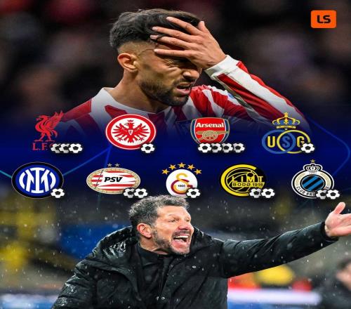 馬競(jìng)歐冠連續(xù)9場(chǎng)未能零封，創(chuàng)造隊(duì)史歐冠最長(zhǎng)連續(xù)丟球紀(jì)錄