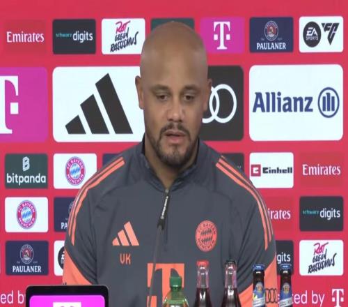 孔帕尼：我們對烏爾比希充滿信心，他已經(jīng)用表現(xiàn)證明了自己