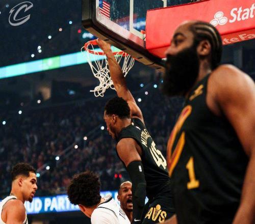 勝籃網(wǎng)豪取6連勝！哈登將騎士雙塔喂吐，這陣容再加詹姆斯還咋玩