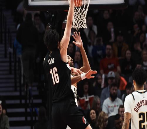 狀態(tài)一般，楊瀚森投籃4中1罰球6中2得到4分1籃板1蓋帽