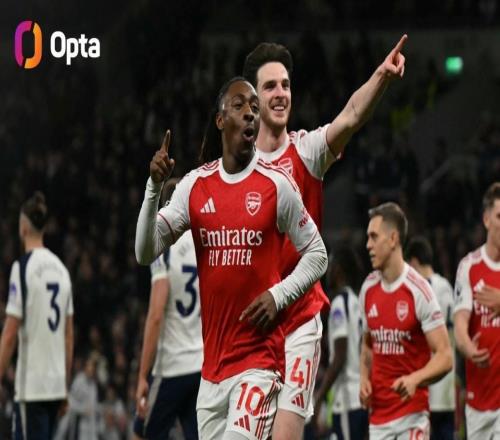 2場5球，埃澤英超北倫敦德比進球追平亨利和范佩西并列隊史第3