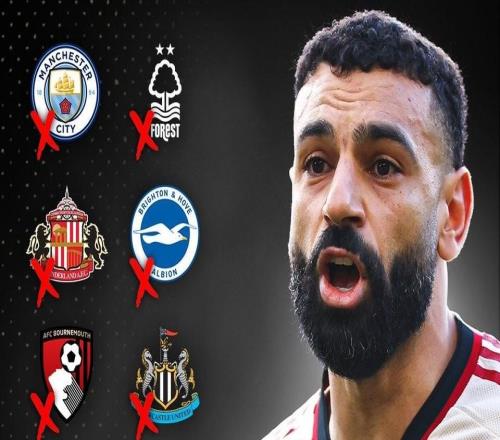 薩拉赫連續(xù)9場英超比賽未能取得進球，為職業(yè)生涯首次