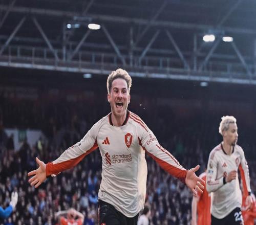 第97分鐘絕殺，麥卡利斯特當選與森林一役利物浦隊內最佳球員