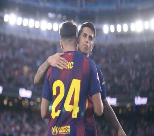 送出助攻，坎塞洛當選巴薩vs萊萬特全場最佳球員