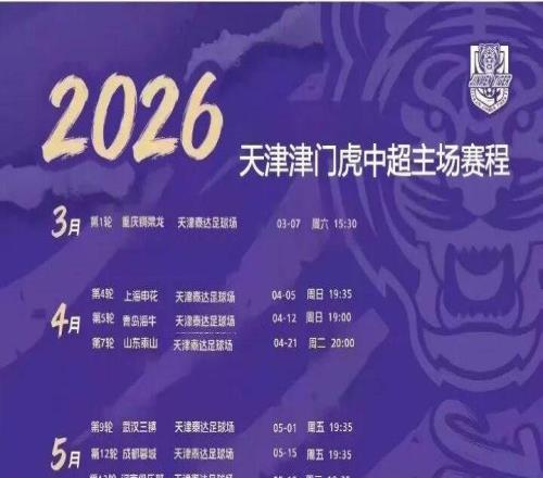 2026相聚泰達足球場！為津門虎吶喊助威