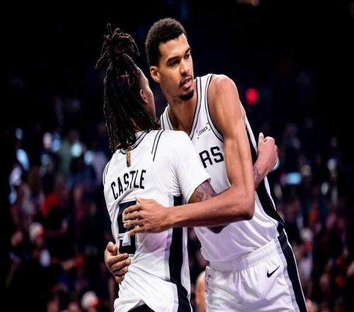 神射7記三分文班21+17+6封蓋，坎寧安26中5，馬刺復(fù)仇活塞奪9連勝