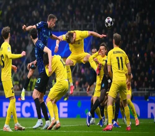 歐冠改制以來，國米隊(duì)史首次淘汰賽階段被非五大聯(lián)賽球隊(duì)淘汰