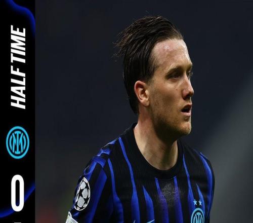 國米半場12腳射門，為有統(tǒng)計后球隊歐冠半場0進球比賽射門紀錄