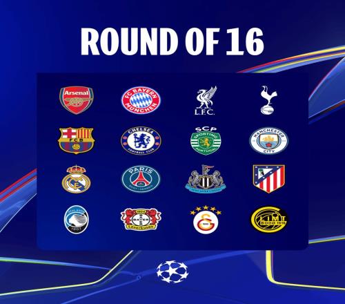 歐冠16強(qiáng)潛在對(duì)陣或造3組巔峰對(duì)決巴黎必碰強(qiáng)隊(duì)巴薩切爾西2選1