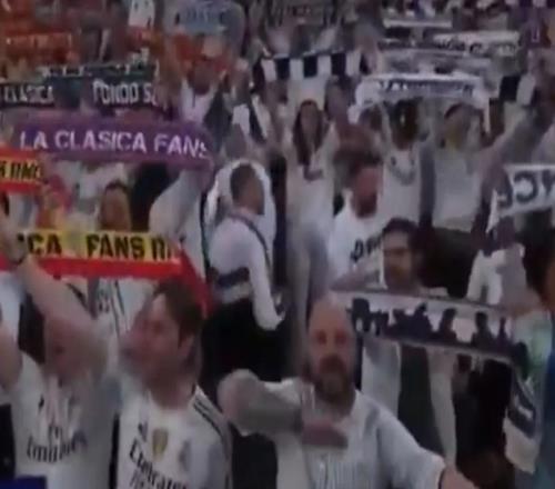一名皇馬球迷在看臺(tái)上行納粹禮，被當(dāng)場驅(qū)逐并開除會(huì)籍
