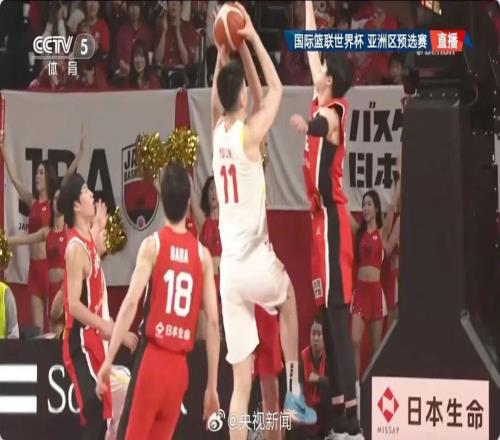 中國男籃客場逆轉日本，取得世預賽首場勝利