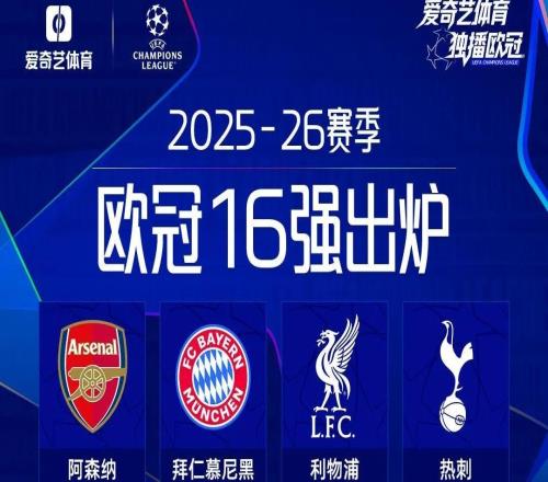 歐冠16強出爐：英超6隊！亞特蘭大意甲獨苗博德閃耀最大黑馬