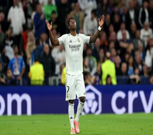 維尼修斯連續(xù)5場(chǎng)比賽進(jìn)球，追平皇馬生涯最長(zhǎng)進(jìn)球紀(jì)錄