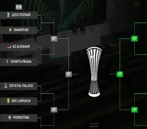 歐協(xié)聯(lián)18決賽對陣：水晶宮vs拉納卡，佛羅倫薩vs琴斯托霍瓦