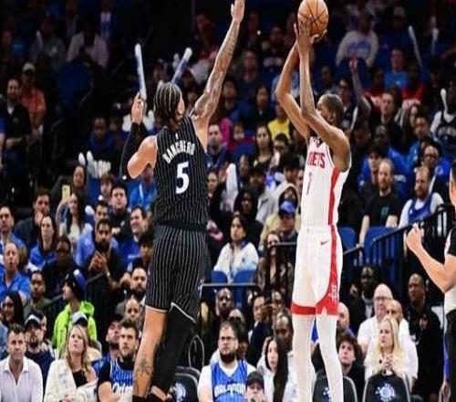 杜蘭特40分謝潑德20分4助2斷2帽火箭逆轉(zhuǎn)魔術(shù)