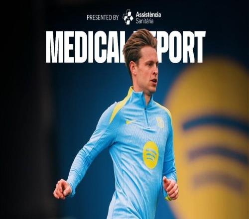 巴薩官方：德容右腿股二頭肌受傷，預(yù)計缺陣56周