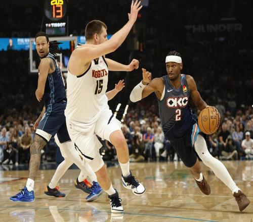 雷霆16分逆轉(zhuǎn)掘金！SGA躺贏，約基奇空砍23+17+14，穆雷時(shí)刻誕生