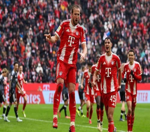 若對多特再進(jìn)兩球，凱恩將成第3位連續(xù)4場德甲梅開二度的球員