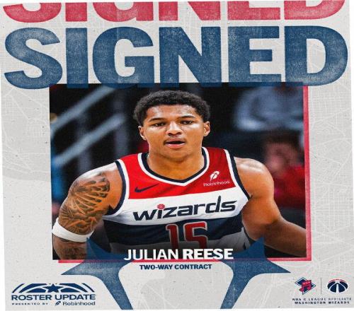 官宣：奇才和朱利安里斯簽下了一份雙向合同