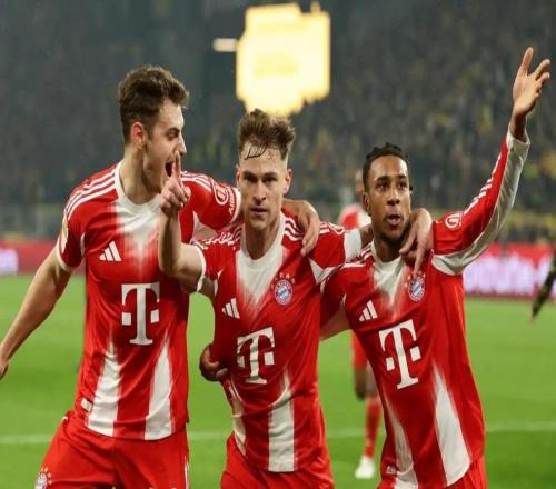 德甲拜仁逆轉贏得“國家德比”，聯(lián)賽領先11分奪冠已無懸念