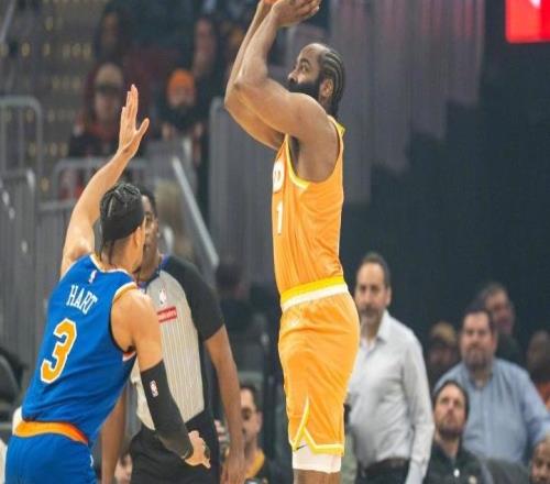 轟20+2+4！能加盟騎士真好，哈登賽后動情發(fā)聲，還提到了米切爾