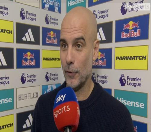 瓜帥：哈蘭德在兩天前訓(xùn)練時(shí)受了點(diǎn)傷，但問題不大