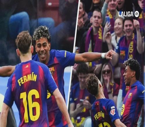 西甲賽場戴帽，18歲亞馬爾職業(yè)生涯首次單場打入3球