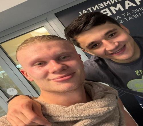 胡桑諾夫2月29日生日，哈蘭德今天送祝福：5歲生日快樂(lè)