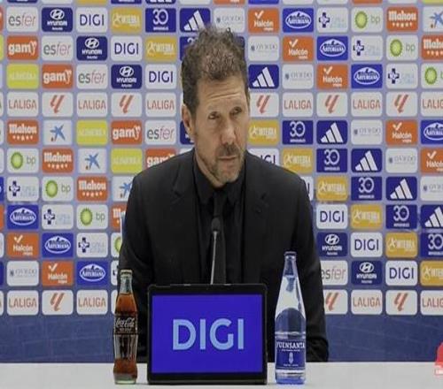 西蒙尼：這個進球?qū)π≈┲牒颓蜿牰加泻锰帥]看巴薩的比賽