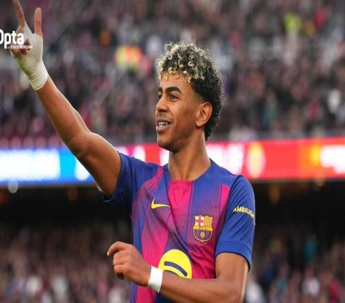 首次戴帽，亞馬爾是本世紀西甲上演帽子戲法最年輕的球員